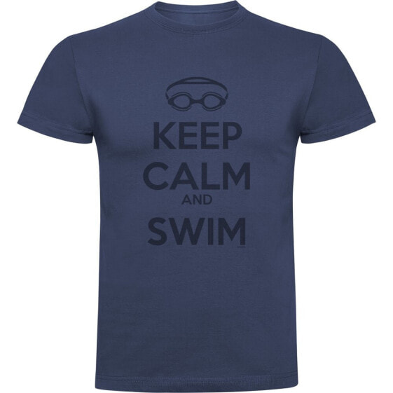 KRUSKIS Keep Calm And Swim short sleeve T-shirt