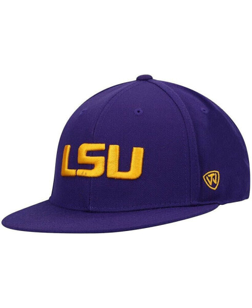 Men's Purple LSU Tigers Team Color Fitted Hat