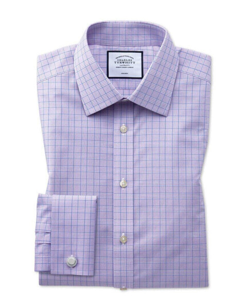 Charles Tyrwhitt Non-Iron Prince Of Wales Slim Fit Shirt Men's