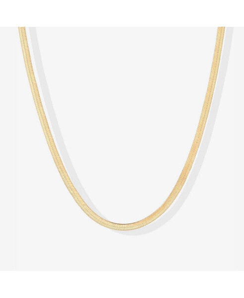 Gold Snake Chain Necklace - Sleek and Timeless Elegance