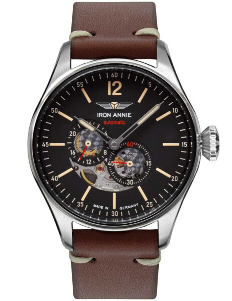 Наручные часы Tommy Hilfiger Men's Quartz Brown Leather Watch 43mm