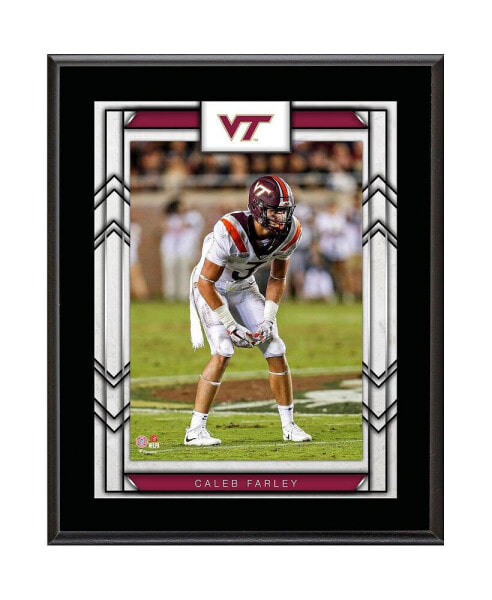 Caleb Farley Virginia Tech Hokies 10.5" x 13" Sublimated Player Plaque