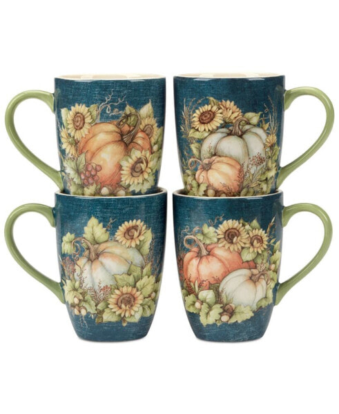 Autumn Breeze Mugs, Set of 4