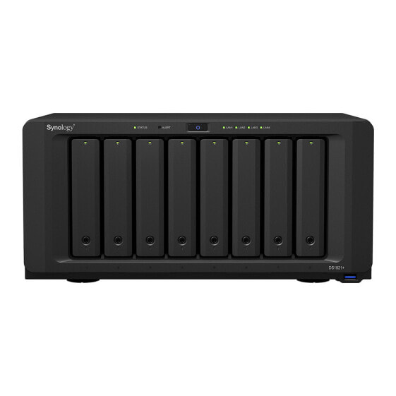 Synology DiskStation DS1821+ - NAS - Tower - AMD Ryzen - V1500B - Black