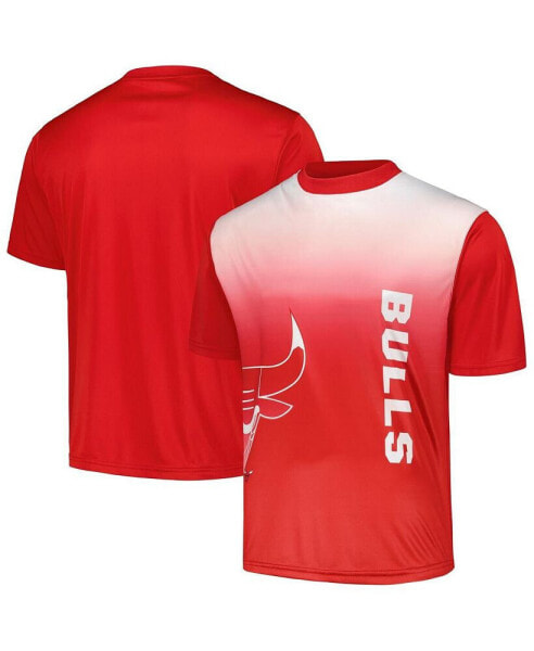 Men's Red Chicago Bulls Sublimated T-shirt