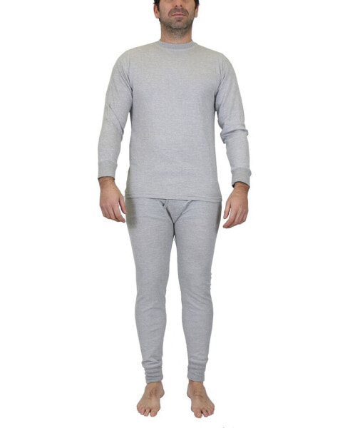 Men's Winter Thermal Top and Bottom, 2 Piece Set