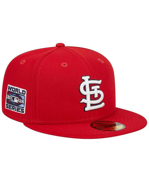 Men's Red St. Louis Cardinals 2006 World Series Team Color 59FIFTY Fitted Hat