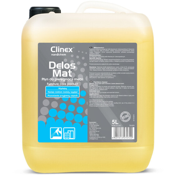 Чистящее средство для ухода за мебелью Clinex Delos Mat 5 л