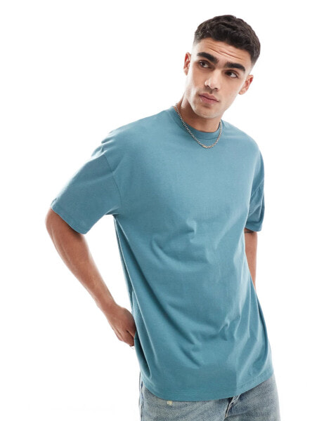 ASOS DESIGN essential oversized t-shirt in mid green