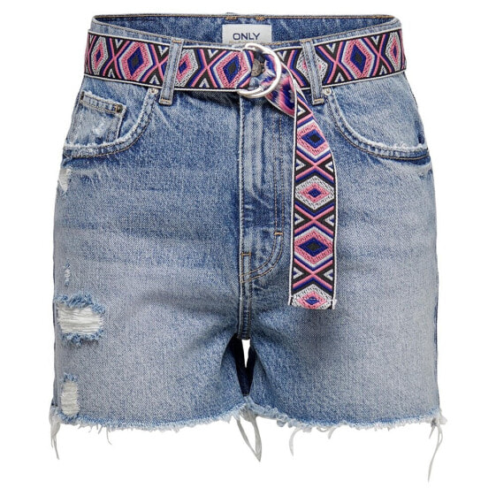 ONLY Robyn Ex St Vintage High waist denim shorts