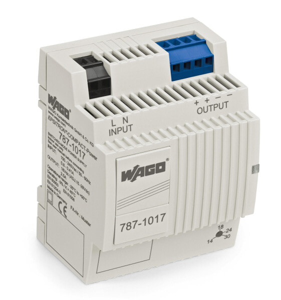 WAGO 787-1017 - 43 W - 85 - 264 V - 44 - 66 Hz - 0.9 A - Passive - 10 ms