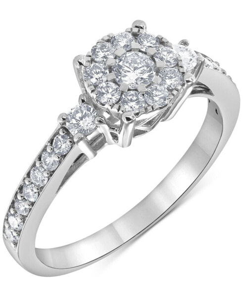 Кольцо Macy's Diamond Halo ENG026.