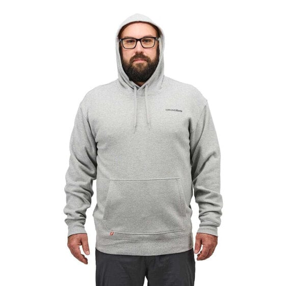 GRUNDENS Commercial Boat Ahtletic Heather hoodie