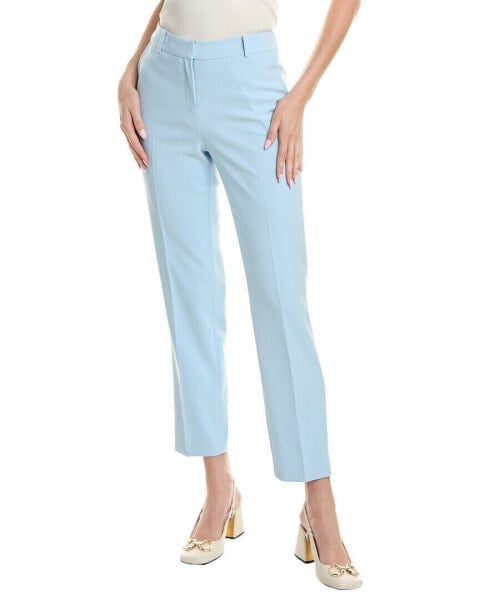 Anne Klein Fly Front Slash Pocket Straight Ankle Pant Women's