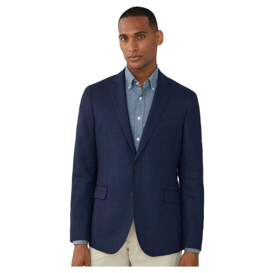 HACKETT Linen Glenchk Blazer