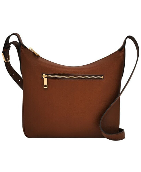 Cecilia Leather Top Zip Crossbody Bag