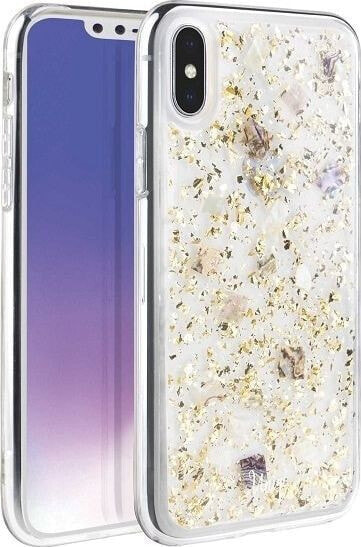 Чехол для смартфона Uniq Lumence Clear iPhone Xs Max золотой/Champagne gold