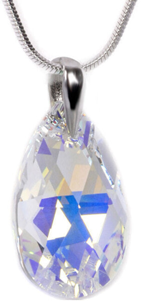 Glittering necklace Pear Crystal AB