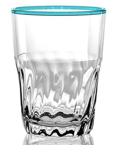 Cantina Double Old Fashion Premium Plastic Glasses, Set of 6