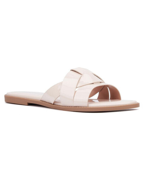 Women's Tiana Wide Width Flats Sandal