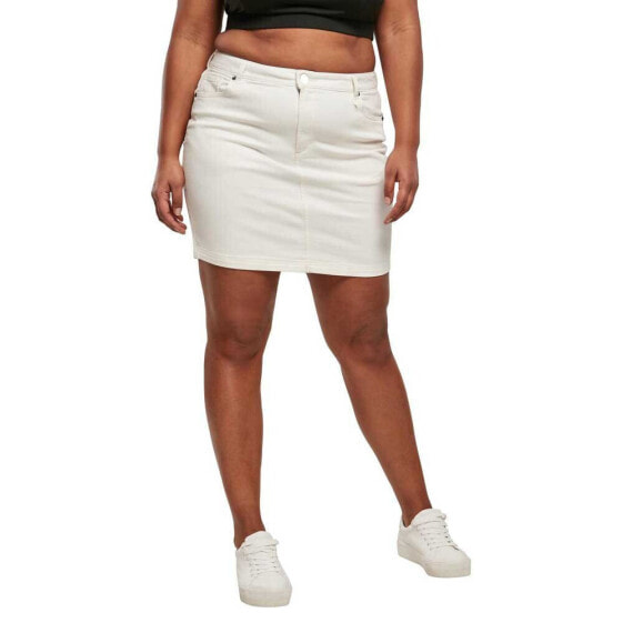 URBAN CLASSICS Organic Stretch High Waist Mini Skirt