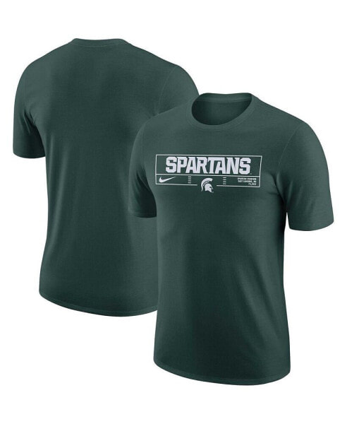 Men's Green Michigan State Spartans Wordmark Stadium T-shirt