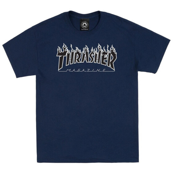 THRASHER Flame Logo short sleeve T-shirt