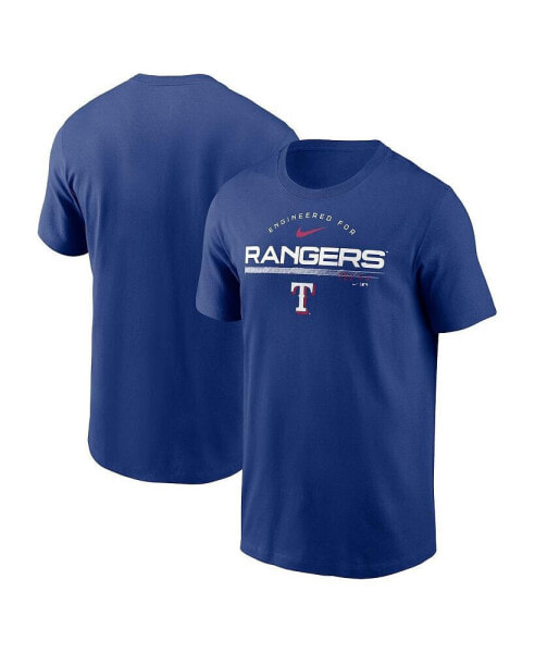 Men's Royal Texas Rangers Team Engineered Performance T-shirt