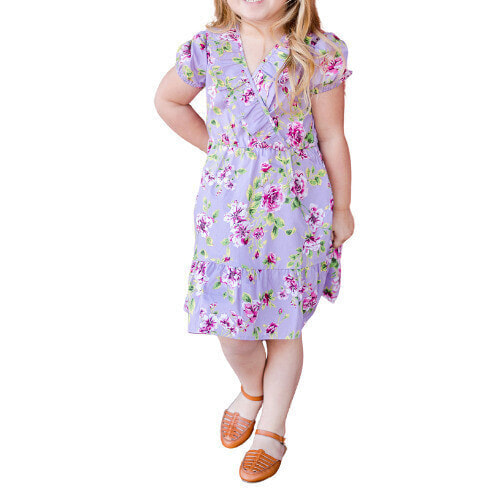 Pioneer Woman Dress Mommy & Me Toddler Girls Pink Floral Ruffle Puff Sleeve 2T