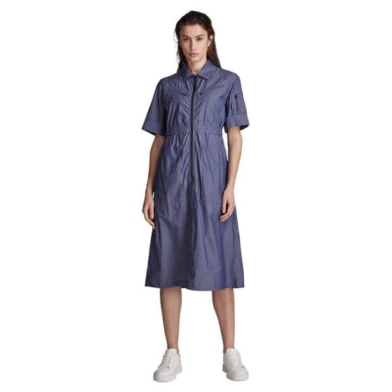 G-STAR Flightsuit Holiday Short Sleeve Dress