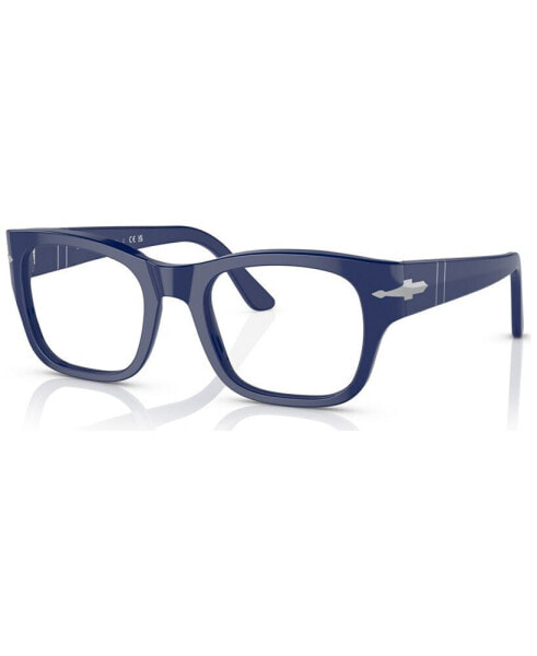 Unisex Rectangle Eyeglasses, PO3297V50-O