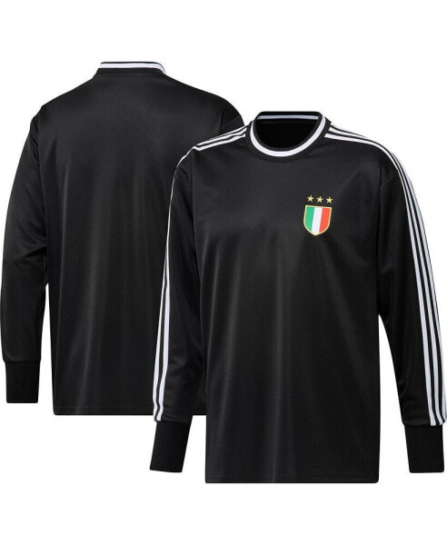 Men's Black Juventus Authentic Football Icon Goalkeeper Jersey