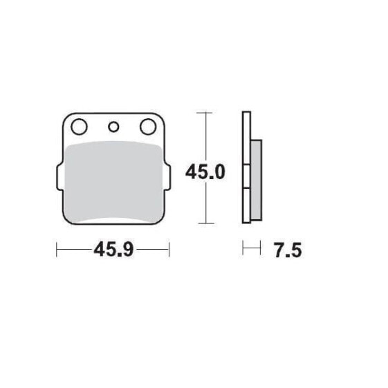 MOTO-MASTER Arctic Cat/Honda/Kawasaki/Suzuki 091411 Sintered Brake Pads