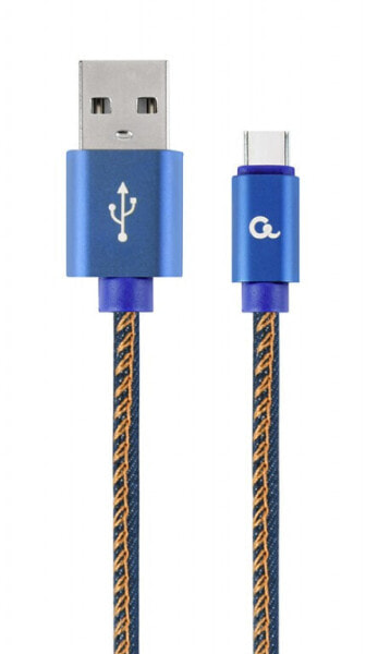Кабель USB Gembird Cablexpert CC-USB2J-AMCM-2M-BL - 2 м - USB A - USB C - USB 2.0 - 480 Mbit/s - Синий
