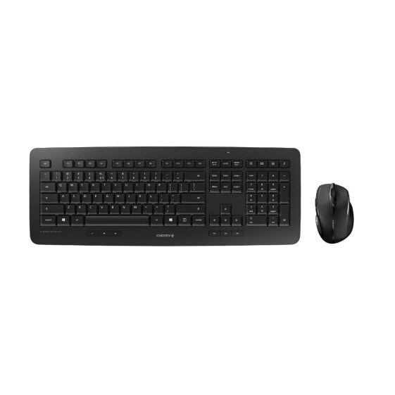 Cherry DW 5100 - Full-size (100%) - RF Wireless - Black - Mouse included
