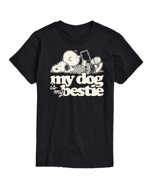 Hybrid Apparel Peanuts Dog Mens Short Sleeve Tee