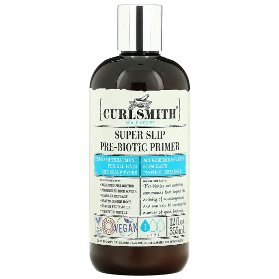 Super Slip Pre-Wash Primer, All Hair Types, 12 fl oz (355 ml)