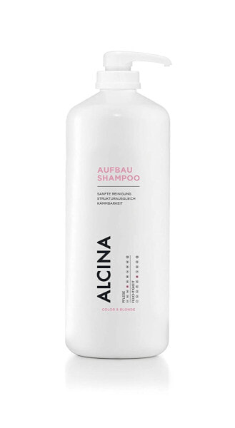 ALCINA Restorative Shampoo - Gentle Cleansing for Bleached, Dry or Damaged Hair - 1 x 1250 ml