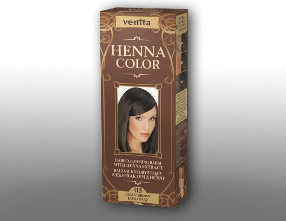 Venita Ziołowe Balsamy Henna Color 113 jasny brąz 75ml