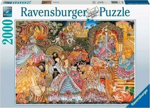 Ravensburger Puzzle 2D 2000 elementów Kopciuszek