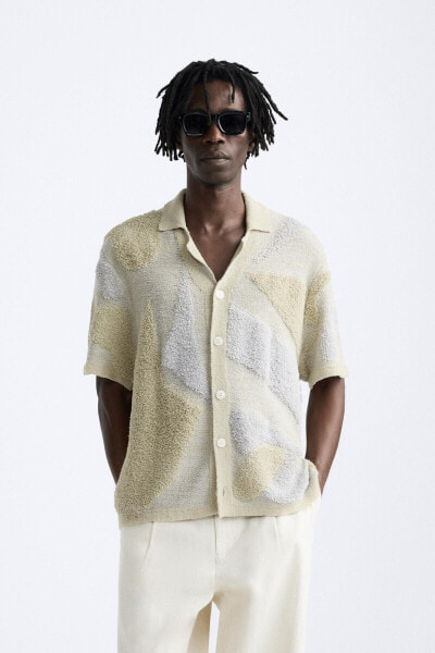 TERRY JACQUARD SHIRT