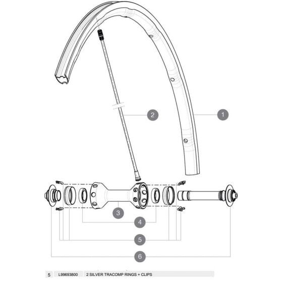 MAVIC Tracomp Rings 2 Units With Clips For R-SYS