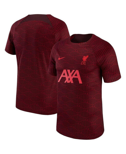 Big Boys Red Liverpool 2022 Pre-Match Raglan Performance Top