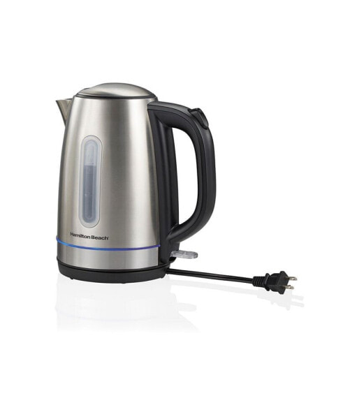 1.7 L Stainless Steel Electric Kettle with LED Light Ring