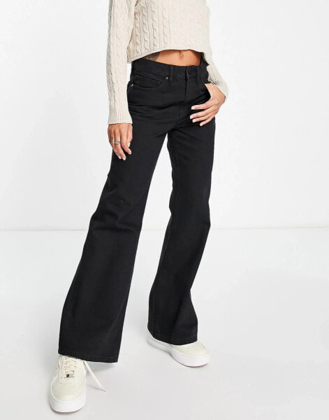 Waven flare jeans in black wash