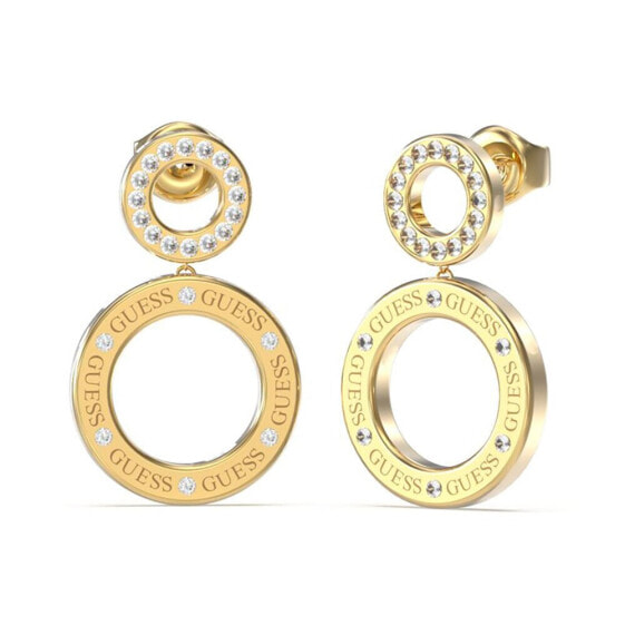 GUESS JUBE03169 Circle Lights Earrings