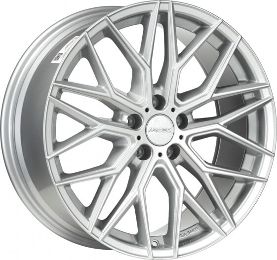 Колесный диск литой Arceo Wheels Valencia white silver 8.5x19 ET45 - LK5/112 ML73.1