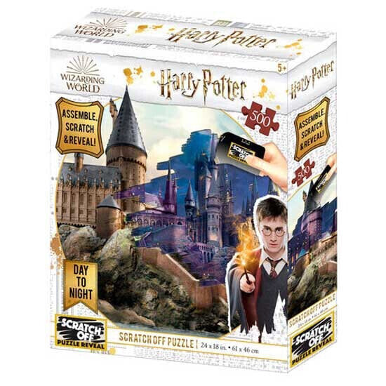 PRIME 3D Harry Potter Hogwarts Day And Night Puzzle 500 Pieces