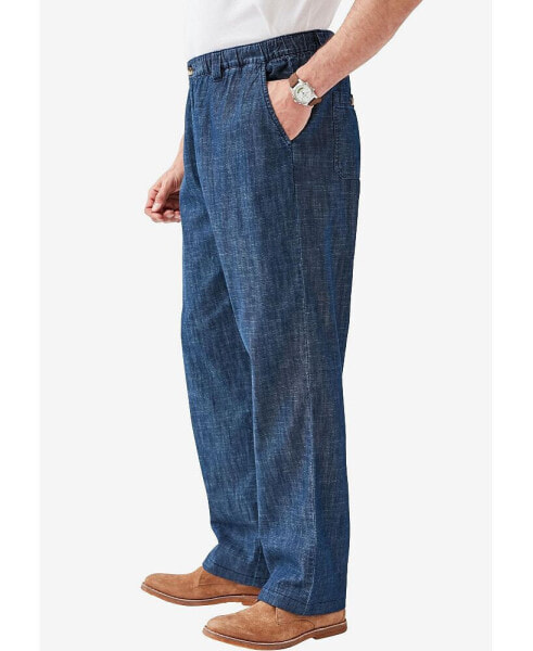 Tall Knockarounds Full-Elastic Waist Pants In Twill Or Denim