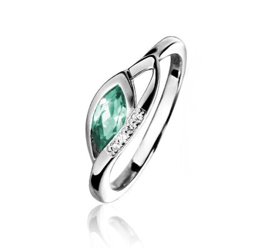 Elegant silver ring with zircons SVLR0059SH8Z4